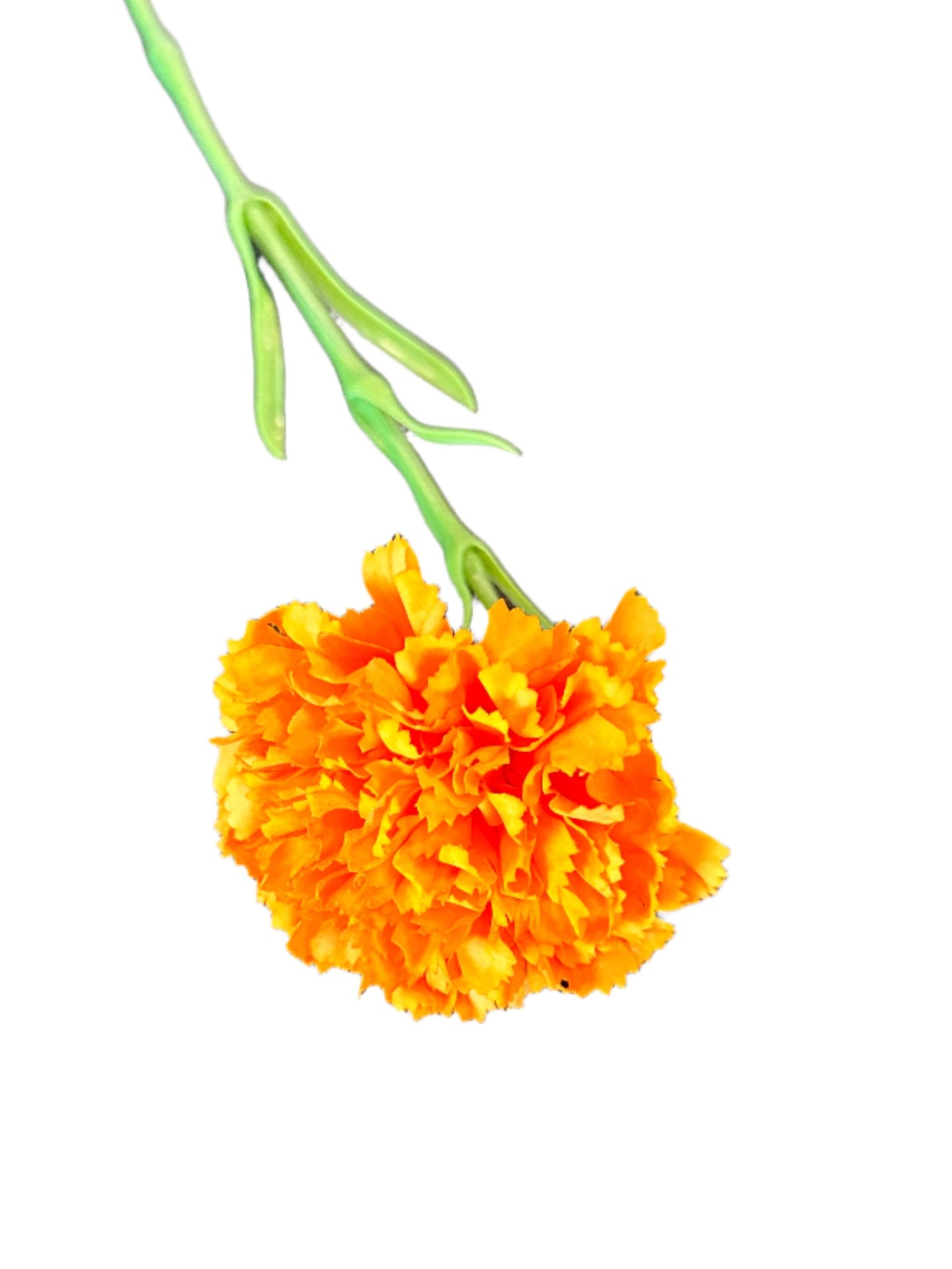 Orange real touch carnation